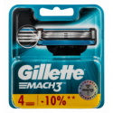Кассеты для бритья Gillette Mach3 сменные 4шт