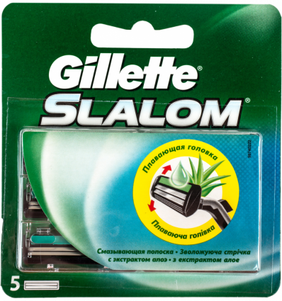 Касети для гоління Gillette Slalom змінні 5шт