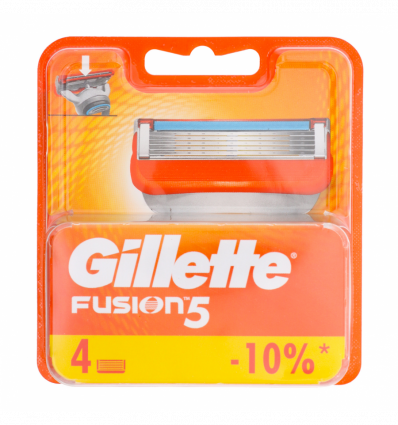 Кассеты для бритья Gillette Fusion сменные 4шт