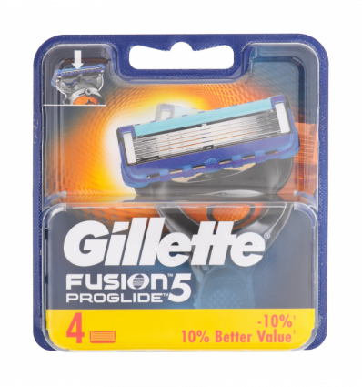 Кассеты для бритья Gillette Fusion ProGlide сменные 4шт