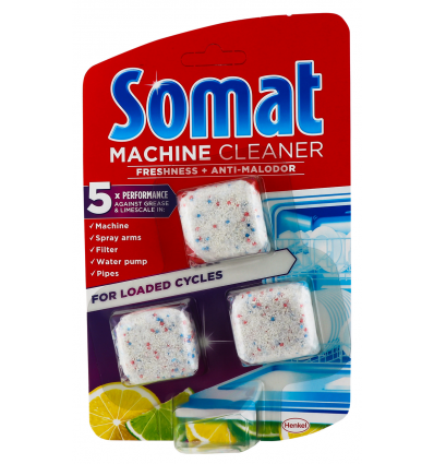 Засіб для догляду за посудомийною машиною Somat 20г*3шт 60г