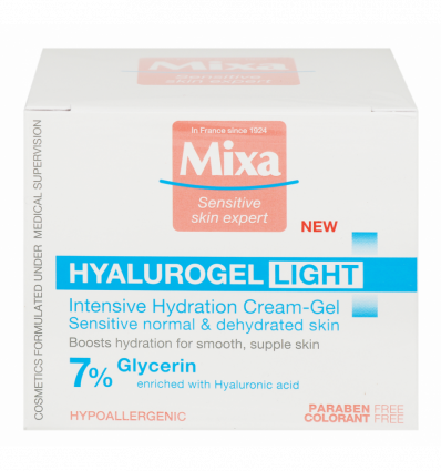 Крем-гель Mixa Hyalurogel Light Интенсивный увлажняющий 50мл