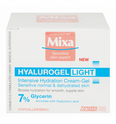 Крем-гель Mixa Hyalurogel Light Інтенсивний зволожуючий 50мл