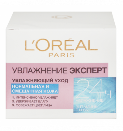 Крем для обличчя L`Oréal Paris Зволоження експерт денний50мл