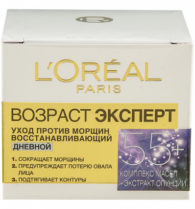 Крем д/лица L`Oréal Paris Возраст Эксперт 55+ Увлажняющий дневной 50мл