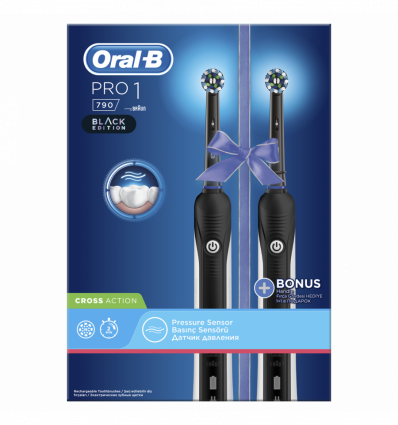 Набор электрических зубных щеток Oral-B Braun Pro 1/790 x2