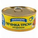 Печінка тріски Аквамарин натуральна 185г