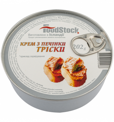 Крем из печени трески ТМ "FOOD STOCK" 202 г