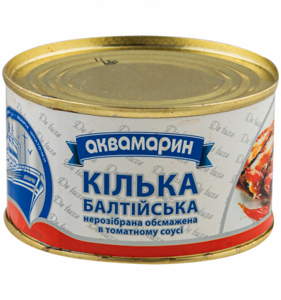 Килька Аквамарин Балтийская обжаренная в томатном соусе 230г