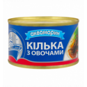 Кілька Аквамарин чорноморська обсмажена з овочевим гарніром в томатному соусі 230гр