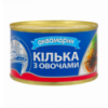 Килька Аквамарин черноморская обжаренная с овощным гарниром в томатном соусе 230гр
