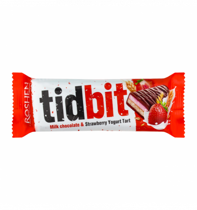 Батончик TidBit Клубнично-йогуртовый тарт 50гр