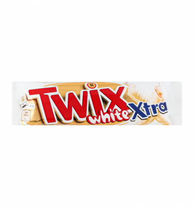 Батончик Twix White Xtra в белом шоколаде 2х37.5г/уп