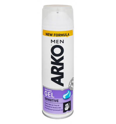 Гель для бритья Arko Men Sensitive для чувствительной кожи 200мл
