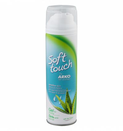 Гель для гоління Arko Soft touch for women для чутливої шкіри 200мл