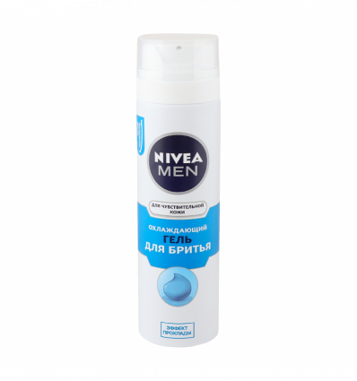 Гель для гоління Nivea Men Охолоджуючий для чутливої шкіри 200мл