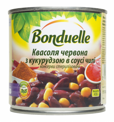 Фасоль Bonduelle красная с кукурузой в соусе чили 430г