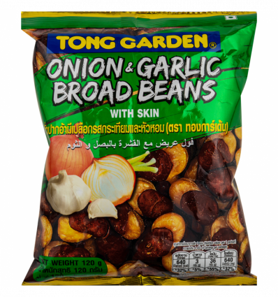 Фасоль Tong Garden жареная со вкусом лука и чеснока 120г