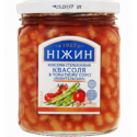 Квасоля Ніжин Любительська в томатному соусі 450г