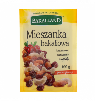 Мікс Bakalland Сушених фруктів 100г