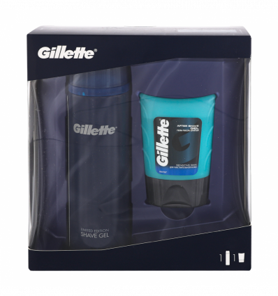 Набор Gillette гель для бритья 200мл+гель после бритья 75мл 1шт