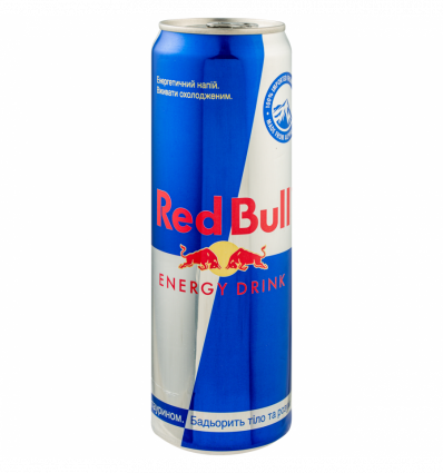 Напій енергетичний Red Bull безалкогольний середньогазований 591мл бляшана банка