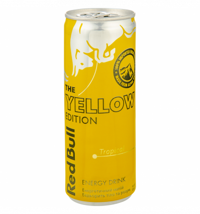 Напій енергетичний Red Bull The Yellow Edition 250мл бляшана банка