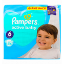 Подгузники Pampers Active Baby Extra Large детские 6 размер 13-18кг 56шт