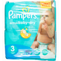 Підгузки Pampers Active Baby-Dry Midi 3 розмір для дітей 4-9кг 90шт