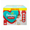 Подгузники-трусики Pampers Pants для детей 7 размер 17кг+ 80шт/уп