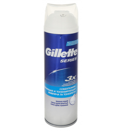 Піна для гоління Gillette Series живляча та тонізуюча 250мл