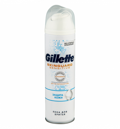 Пена для бритья Gillette Skinguard Sensit Защита кожи 250мл