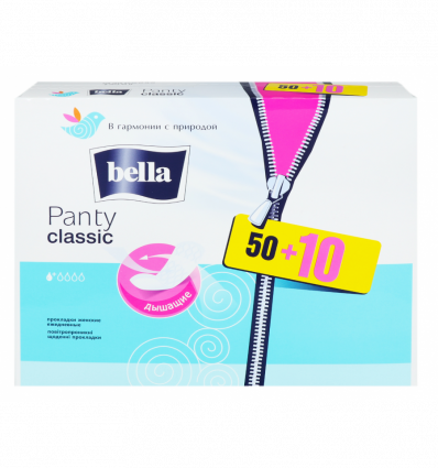 Прокладки ежедневные Bella Panty Classic 60шт/уп