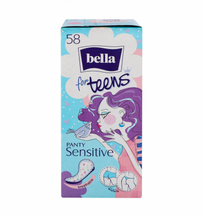 Прокладки ежедневные Bella Panty for Teens Relax 58шт/уп
