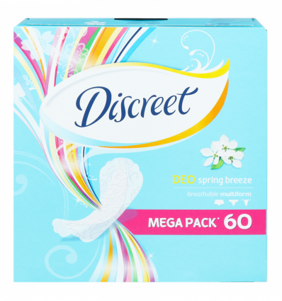 Прокладки ежедневные Discreet Deo Spr Breeze Multiform 60шт