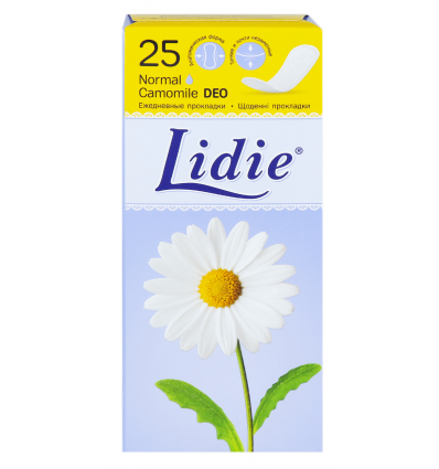 Прокладки ежедневные Lidie Camomile Deo Normal женские 25шт