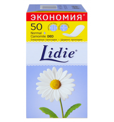 Прокладки Lidie Camomile Deo Normal ежедневные 50шт