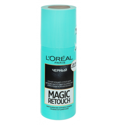 Спрей тонуючий L`Oréal Paris Magic Retouch Чорний 75мл