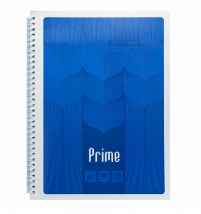 Зошит для нотаток PRIME BM.24451101-02, А4, 96 арк., клітинка, картонна обкладинка, синій