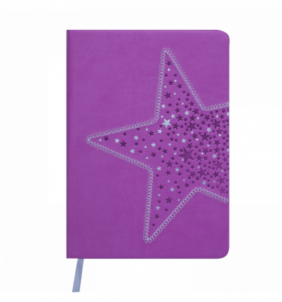 Ежедневник недатированный STELLA, A5, фиолетовый