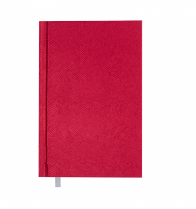 Щоденник недатований PERLA, A6, червоний