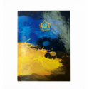 Записная книжка UKRAINE, А5, 96 л., клетка, твердая картонная обложка, темно-синяя
