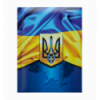 Записная книжка UKRAINE, А5, 80 л., клетка, твердая обложка, гл. ламинация с поролоном, темно-синяя