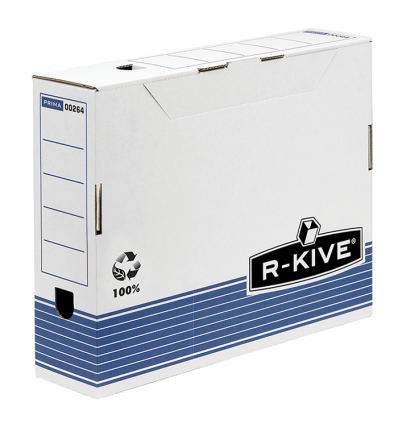 Бокс для архивации док. R-Kive Prima 80мм, синий