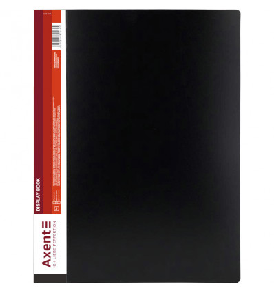 Дисплей-книга Axent 1200-01-A, А4, 100 файлiв, чорна