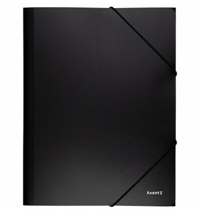 Папка на гумках Axent 1508-01-A, А4, чорна ( 1508-01-a )