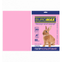 Кольоровий папір BUROMAX PASTEL рожевий А4 80г/м² 20арк (BM.2721220-10)