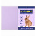 Цветная бумага BUROMAX PASTEL лавандовая А4 80г/м² 50л (BM.2721250-39)