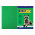 Цветная бумага BUROMAX DARK темно-зеленая А4 80г/м² 50 листов ( BM.2721450-04 )