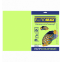 Цветная бумага BUROMAX NEON зеленая А4 80г/м² 20л (BM.2721520-04)